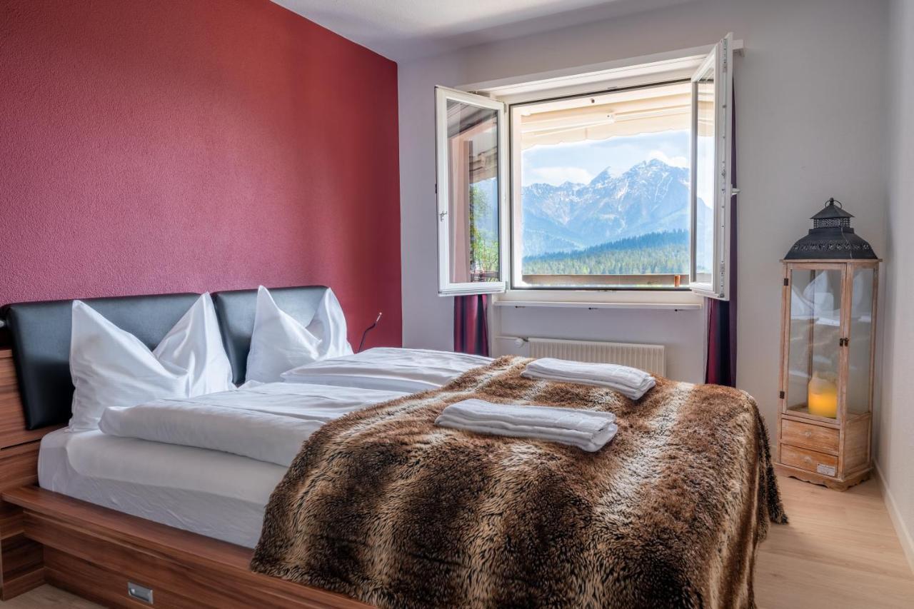 Апартаменты -Panorama-Bergblick- Dampfbad-Dusche Und Aussenbett Флимс Экстерьер фото